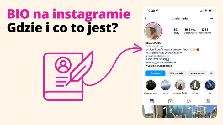 BIO na instagramie