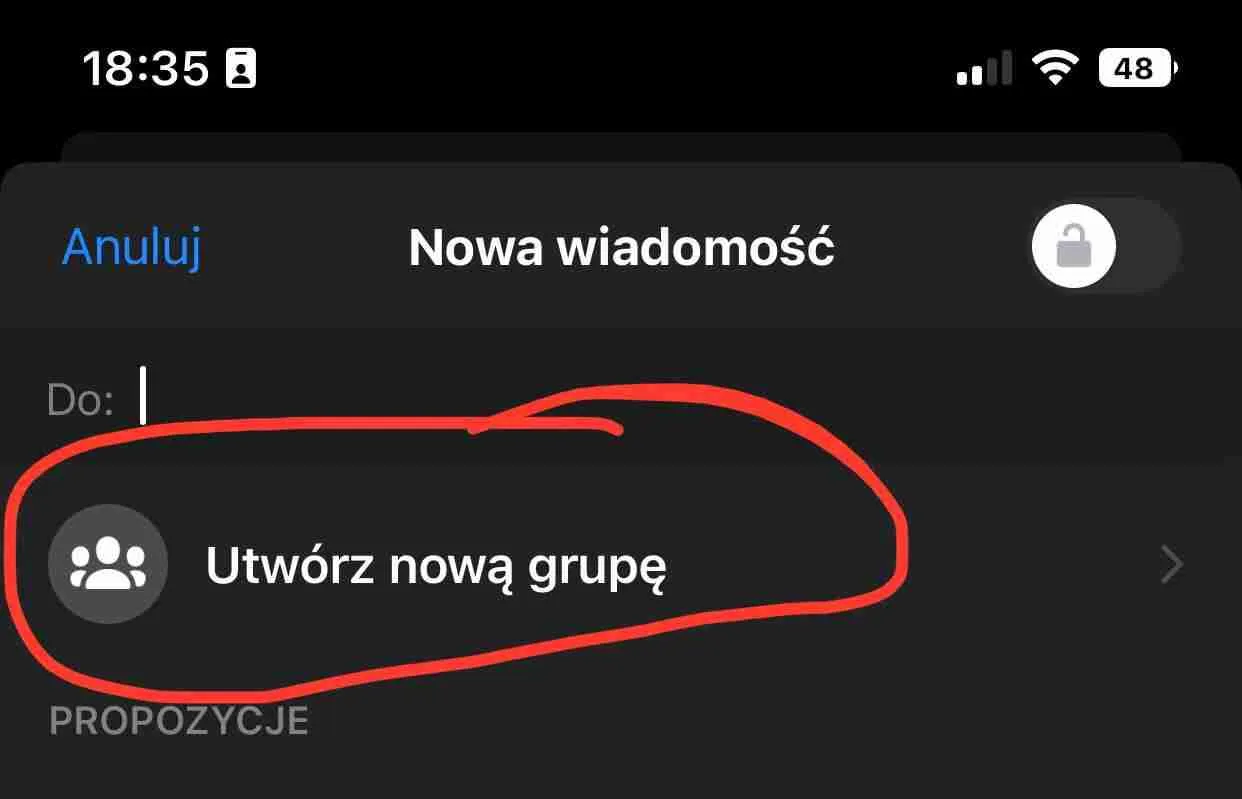 Tworzenie grupy na messengerze - nowa grupa na messenger